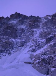 cordate già in parete al mattino