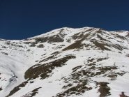 I pendii est del Frappier visti dal poggio a quota 2200m