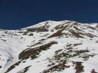 I pendii est del Frappier visti dal poggio a quota 2200m