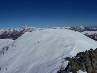 dalla cima sud  verso la cima nord