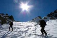 salendo al lago dell'oro