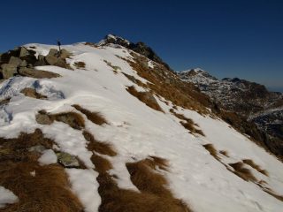 La cresta da Colle Carisey verso Rifugio Coda