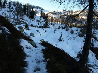 Sentiero a quota 1843 m