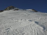 Il primo breve tratto ripido. 