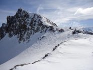 la Fuorcla da Flix e il Piz d'Agnel visti salendo al Tschima