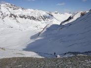 si scende di qualche decina di metri dalla fuorcla d'Agnel