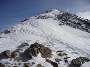 l'ampia cresta che porta al Piz d'Agnel  