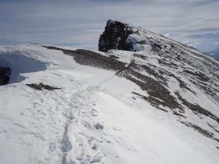 ultimo tratto i cresta per il Piz d'Agnel