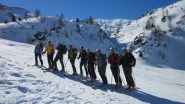 foto di gruppo in discesa