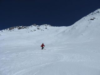 Il bel pendio dalla punta