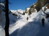 Dalla pista verso il Margaroli la cima