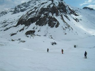 In discesa verso il Margaroli