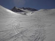 Traccia di discesa a dx.