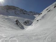 Gli scialpinisti passano piu' in alto.