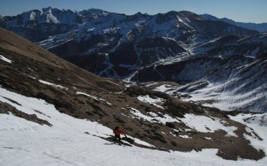 Dopo il tratto a piedi già in alto