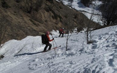 discesa sul canale