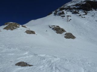 Discesa dal colle dell'infernetto verso il vallonasso di Stroppia