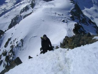 Piz Griatschouls - La pedonale