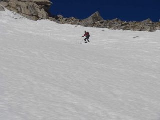 Sul pendio dell'intaglio