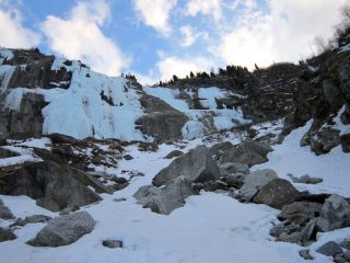 le cascate d'Albigna