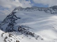 la Nord del Leone, bellissima, ma on già poca neve