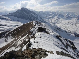 vista sulla cresta percorsa dal Maderhon