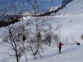 poco sopra gli Chalets du Souay.