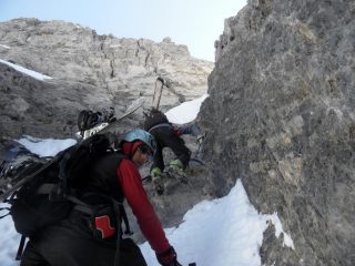 Rampa scoperta prima dell'uscita