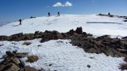 l'arrivo in vetta alla Barre de la Pisse (3-3-2012)