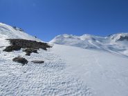 Si vede la cima sullo sfondo
