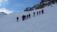 salendo nel tratto intermedio del Vallon de Longet