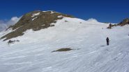 ultimo tratto di cresta e la cima del Pic de Chateau Renard
