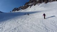 salendo verso il Col de Longet