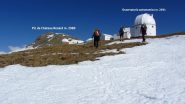 arrivando all'osservatorio astronomico del Pic de Chateau Renard
