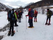 pronti alla partenza, poco oltre il Pont de Lariane (4-3-2012)