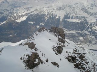la vista dalla vetta