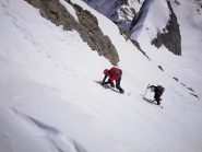 impennata del pendio sotto il colletto