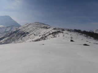 03 - sul lungo ttaverso in cresta, emozionante non vedere nessun segno di passaggi precedenti