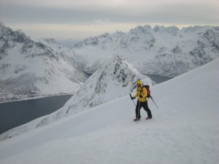dai pendii sommitali del Kvittinden