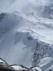 dalla vetta, prima parte della discesa