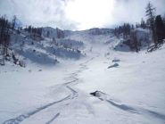 Parte alta del bosco sotto Gran Pelà