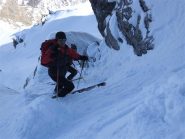 breve strettoia nel canalino