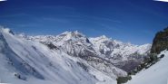 panoramica dal Rocciamelone alla bessanese