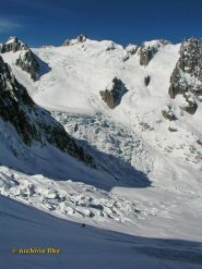 Salendo verso il canale.