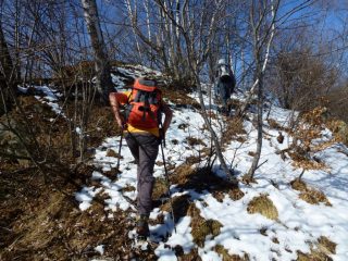 arrivo in cima
