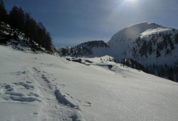 Il vallone verso il Colle della Ranzola