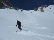 Discesa dal col Scies Charnier