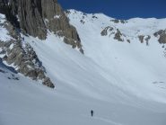La risalita al colle dello Chaberton
