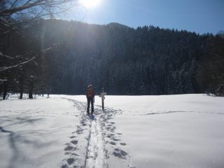 abbandoniamo la traccia e andiamo a destra