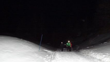 sul pistone di salita